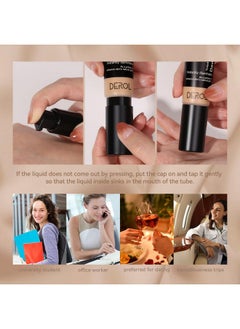 JEMPET Matte Tinted Moisturizer Foundation Primer - 2-IN-1 Hydrating Tinted Cream - Dewy Finish Cream Foundation and Lightweight Face Primer (01, 30ml)  - Image 5