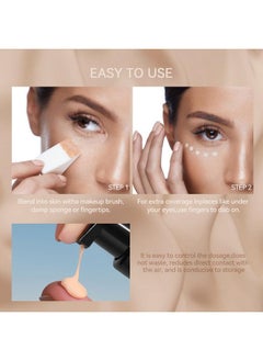 JEMPET Matte Tinted Moisturizer Foundation Primer - 2-IN-1 Hydrating Tinted Cream - Dewy Finish Cream Foundation and Lightweight Face Primer (01, 30ml)  - Image 4