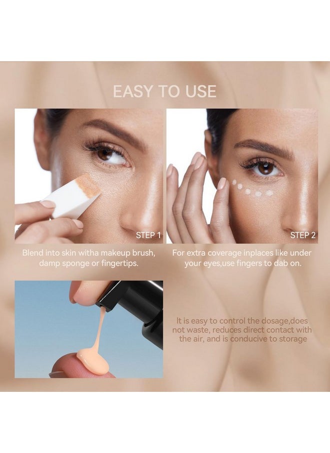 JEMPET - Matte Tinted Moisturizer Foundation Primer - 2-IN-1 Hydrating Tinted Cream - Dewy Finish Cream Foundation and Lightweight Face Primer (01, 30ml) - Image 1
