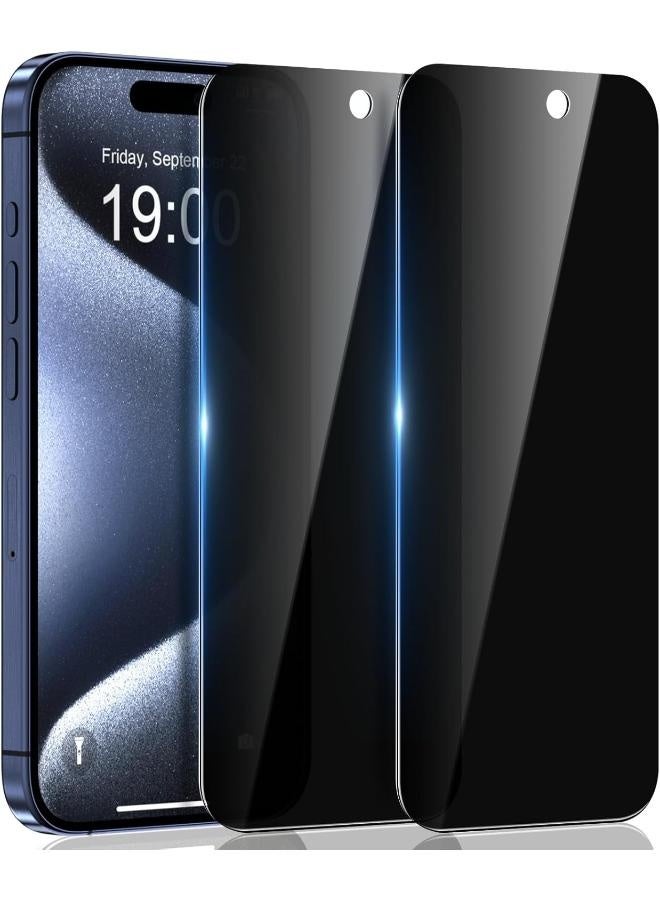Screen Protector GLASS PRIVACY for iPhone 16 PLUS BLACK  - Image 4