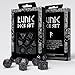 Q WORKSHOP Runic Dice Set Mixed Blue Gold for Ages 14 and Up 1 Players - Image 3