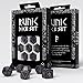 Q WORKSHOP Runic Dice Set Mixed Blue Gold for Ages 14 and Up 1 Players - Image 2