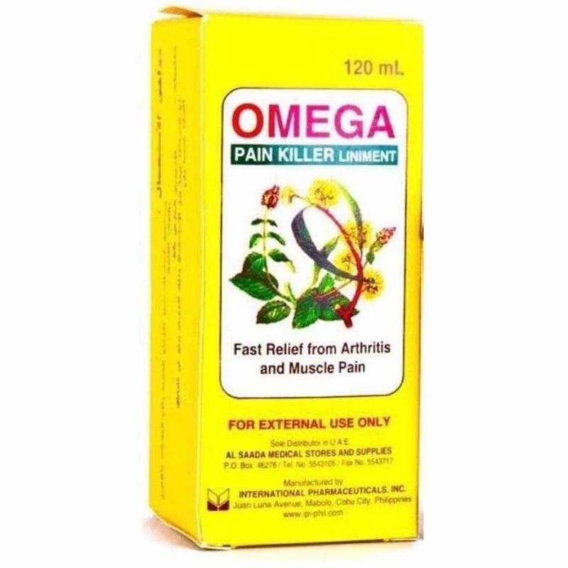 Omega زيت أوميغا لتخفيف الألم السريع، 120 مل - Image 1