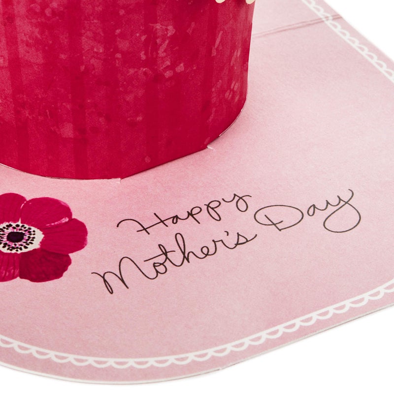 Hallmark Paper Wonder Mothers Day Pop Up Card (Flower Bouquet, You Deserve This Day) - Image 5
