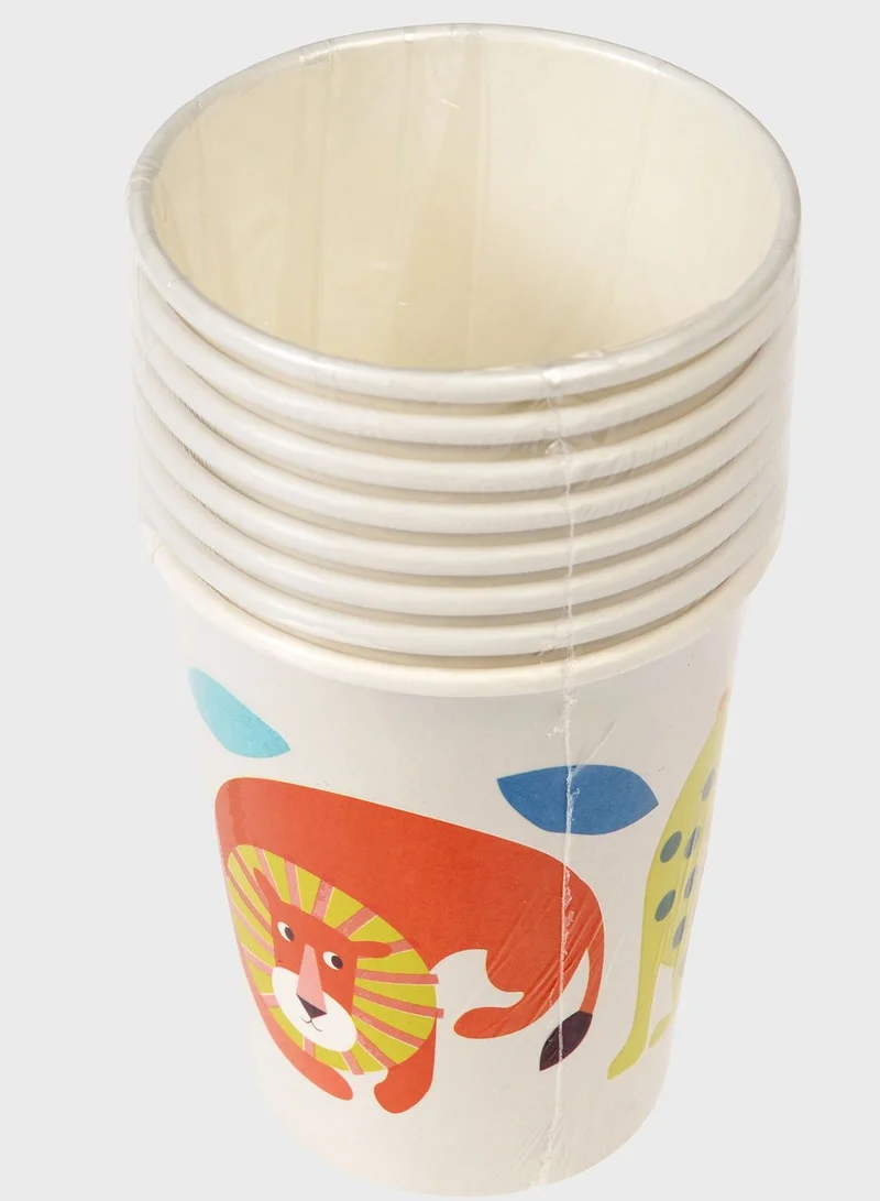 Rex London Wild Wonders Paper Cups (Pack Of 8)