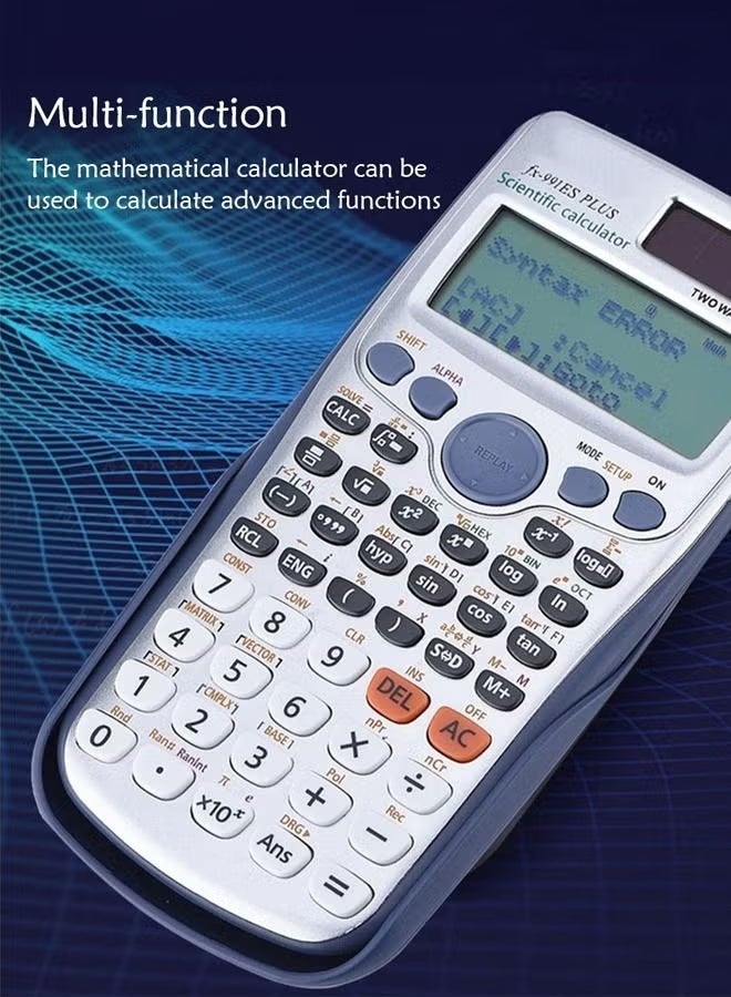 JOYFOCUS FX-991ES Plus Engineering Science 10+2 bit Text Display Solar Energy Science Calculator - Image 3