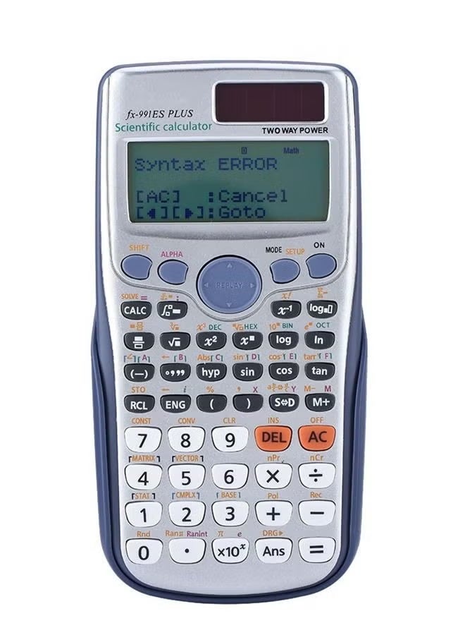 JOYFOCUS FX-991ES Plus Engineering Science 10+2 bit Text Display Solar Energy Science Calculator - Image 2