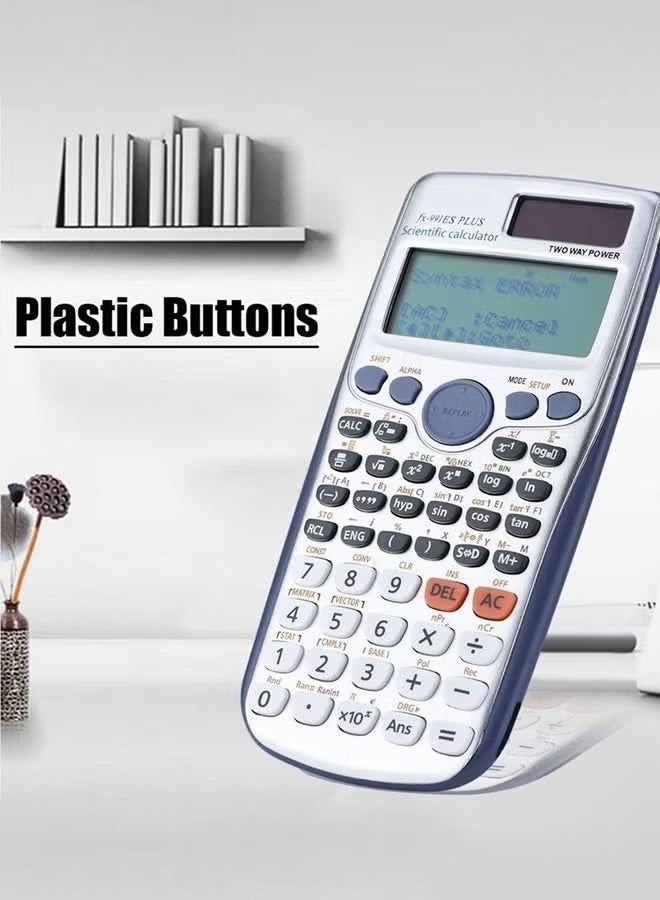 JOYFOCUS FX-991ES Plus Engineering Science 10+2 bit Text Display Solar Energy Science Calculator - Image 4