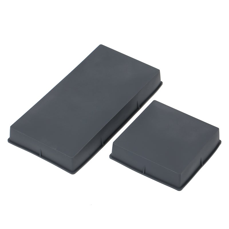 2Pcs Rectangular + 2Pcs Square Silicone Bread Cake Baking Trays Oven Baking Divider Kitchen Bakeware - Image 3