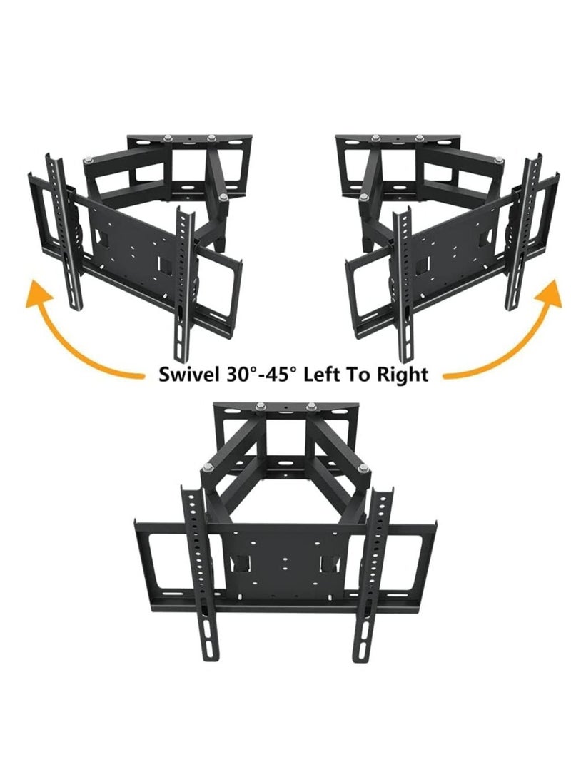 TV Stand/Television Stands for 26-75 Inch TV. Wall Mount TV Stand with Rugged Double Arm Bracket, Standard Load-bearing 26"-55", Maximum size 75 inch, Universal TV Stand Holds Up to 40kg - Image 5
