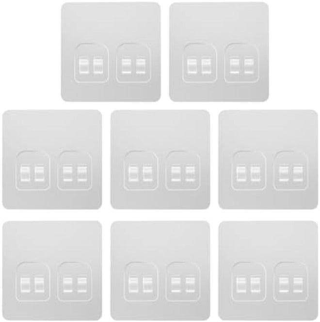 FEPTUASE 14 Pack Shower Caddy Adhesive Replacement, Transparent Strong Adhesive Hooks, No Drilling, Waterproof Wall Hooks for Shower Caddy, Bathroom Storage Shelves and Kitchen Racks - Image 1