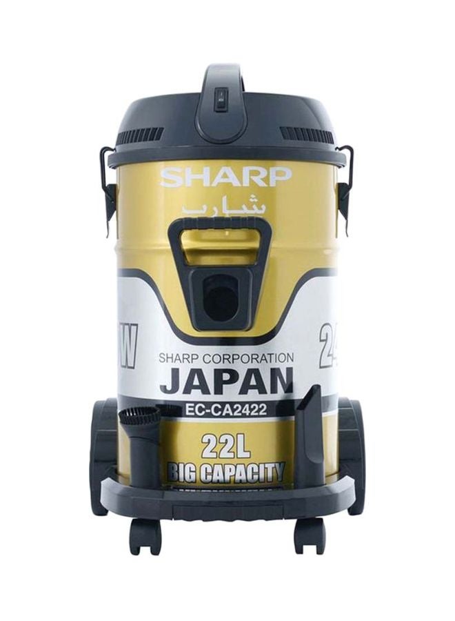 شارب مكنسة كهربائية أسطوانية الشكل 22 L 2400 W EC-CA2422-Z ذهبي/أسود/أبيض - Image 2