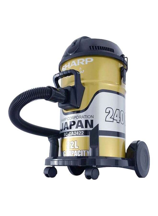 شارب مكنسة كهربائية أسطوانية الشكل 22 L 2400 W EC-CA2422-Z ذهبي/أسود/أبيض - Image 5