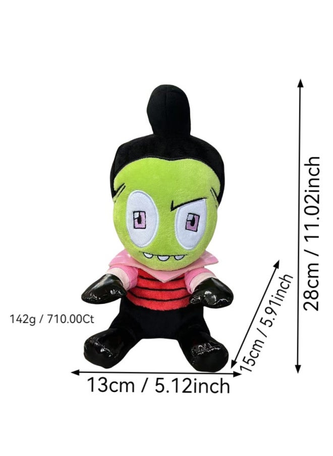 Alien Invaders Invader.Zim Zombie Plush Toy Cartoon Anime Doll-Color:Zombie Man-Height:28cm