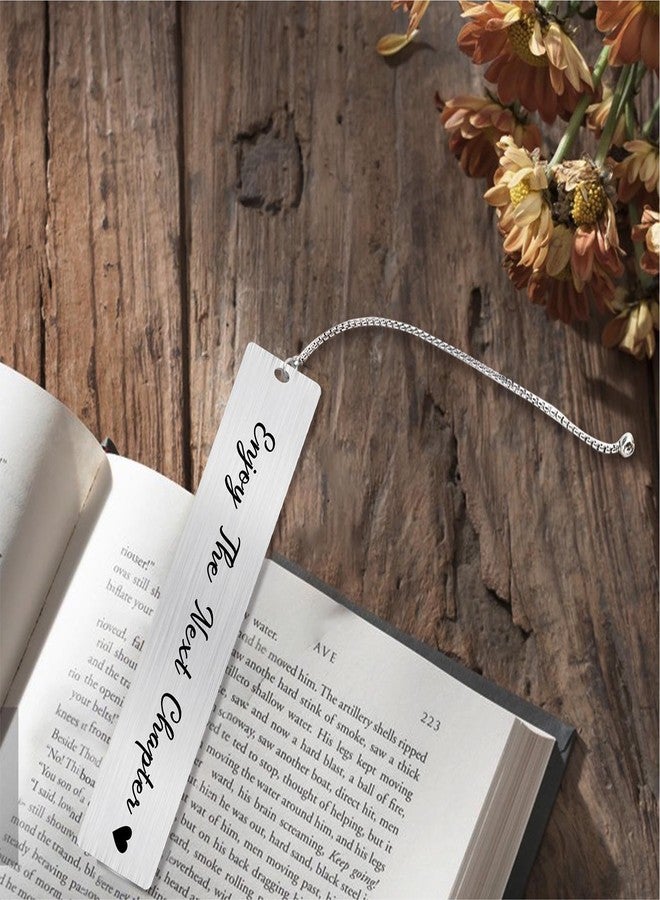 Jzxwan Enjoy The Next Chapter Inspirational Gifts - Graduation Bookmark for Him Her Students Boys Girls, Retirement Present for Co-Worker Staff, New Journey Gift Ideas for Reading Lover - Image 3