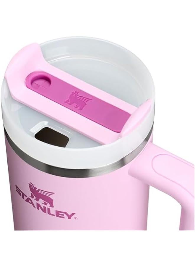 Stanley Quencher H2.0 Tumbler with Handle and Straw 30 oz | Flowstate 3-Position Lid | Cup Holder Compatible for Travel | Insulated Stainless Steel Cup | BPA-Free | Cherry Blossom - Image 2