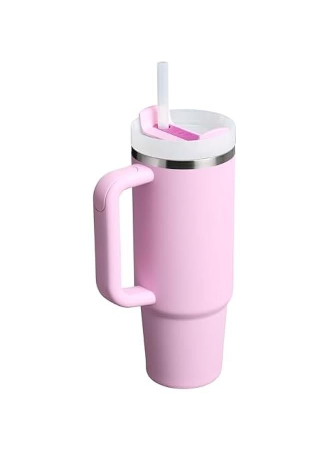 Stanley Quencher H2.0 Tumbler with Handle and Straw 30 oz | Flowstate 3-Position Lid | Cup Holder Compatible for Travel | Insulated Stainless Steel Cup | BPA-Free | Cherry Blossom - Image 3