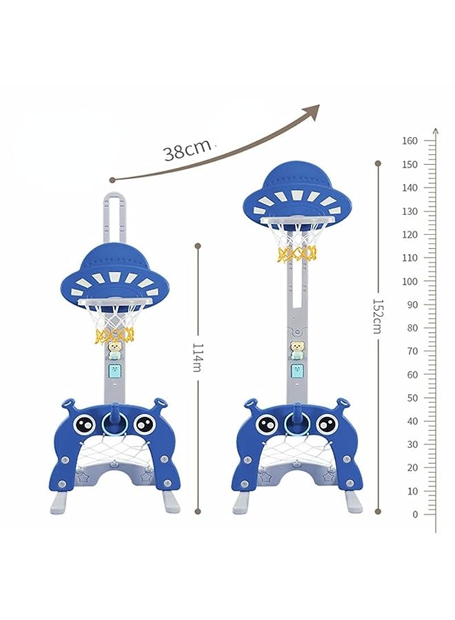 IAF Children's Indoor Lifting Basketball Rack Ferrule Game Home Fitness Baby Sports Shooting Football Toy Shooting Frame - Image 2
