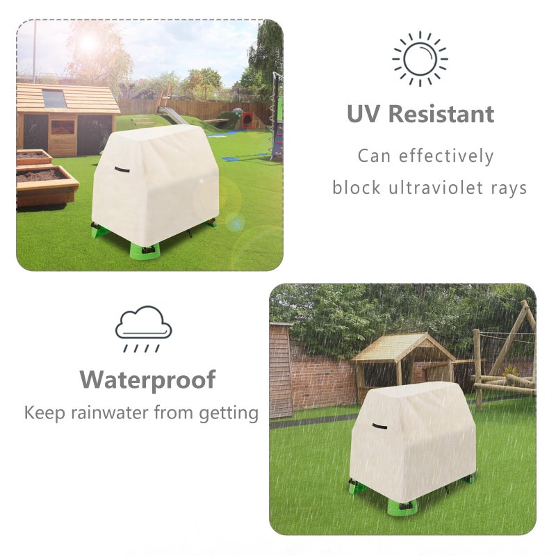 Aacabo Kids Water Table Cover Fit Rain Showers Splash Pond Water Table,Waterproof Dust Proof Anti-UV Outdoor Toys Cover-Cover only - Image 4