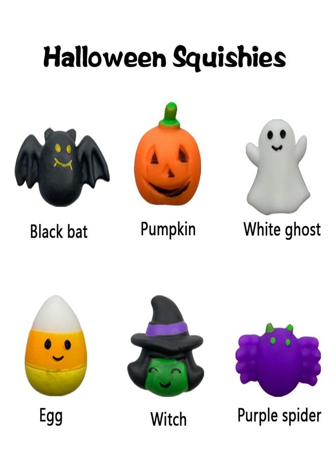 Jofan 6 Pack Halloween Pumpkin Bath Bombs with Halloween Squishy Toys Inside for Kids Girls Boys Halloween Toys Halloween Treat Bags Gifts - Image 4