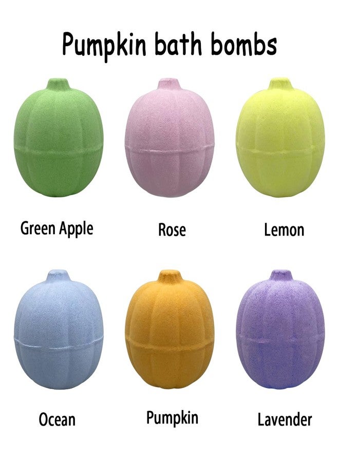 Jofan 6 Pack Halloween Pumpkin Bath Bombs with Halloween Squishy Toys Inside for Kids Girls Boys Halloween Toys Halloween Treat Bags Gifts - Image 3