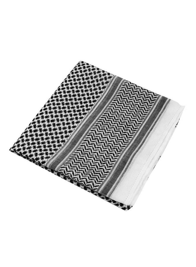 KOVAR Classic Keffiyeh Shemagh - Authentic Arabian Head Scarf for Men and Women - Lightweight, Breathable, and Stylish Design - Perfect for Outdoor Activities, Fashion Statements, Sun Protection, and Cultural Heritage-Design 1