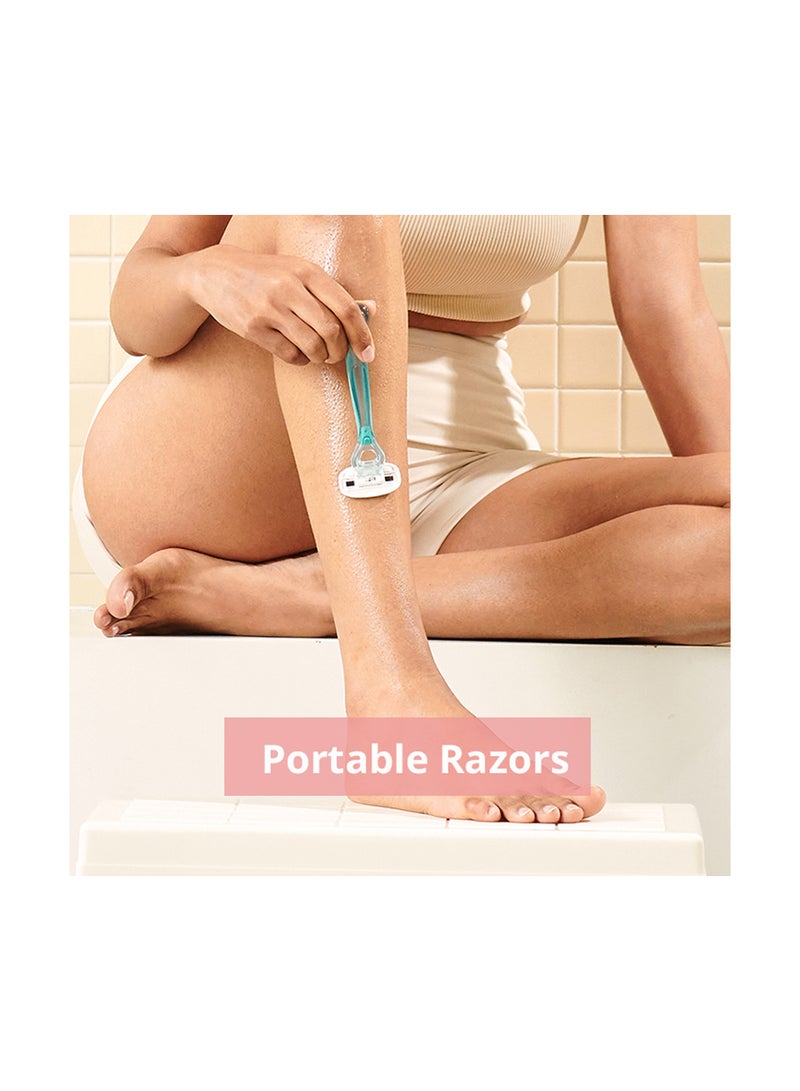 DORCO شفرات حلاقة نسائية شاي6 القابلة للاستخدام مرة واحدة - Image 3