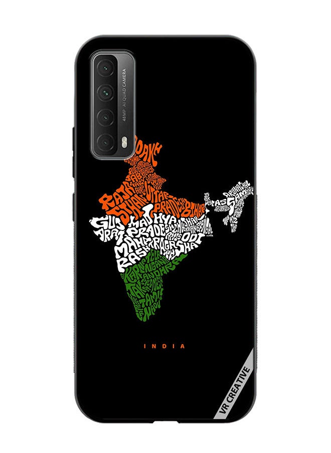 VR CREATIVE - Protective Case Cover For Huawei Y7a India Map With All Indian States Name Design Multicolour - Image 1