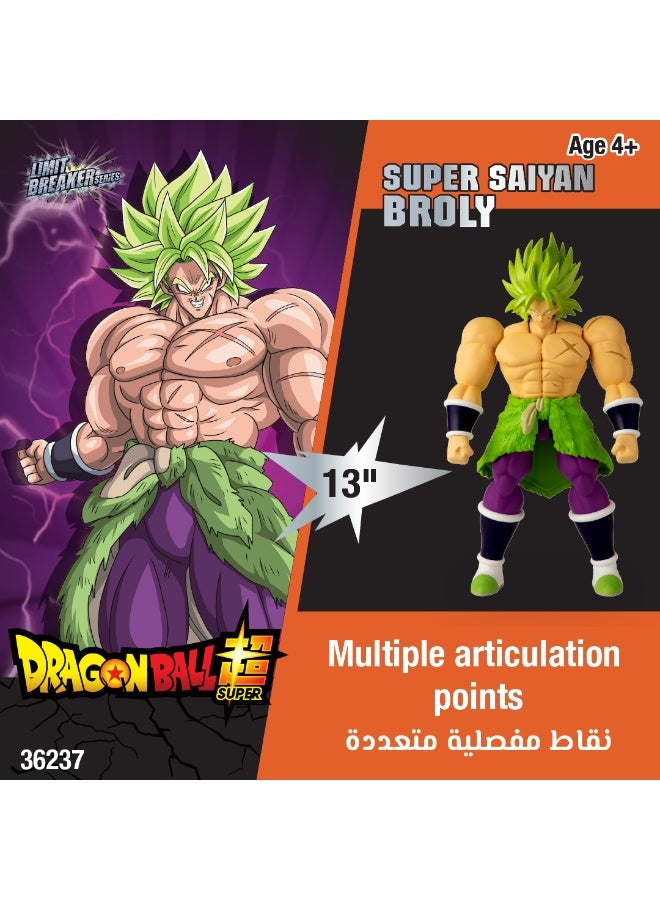 Bandai Dragon Ball Limit Breaker Series Super Saiyan Broly Super Version 13-Inches | Collectible Action Figure | Display Figure | Articulated Toy Figure | Perfect Gift for Collectors, Manga & Anime Lovers! - Image 3