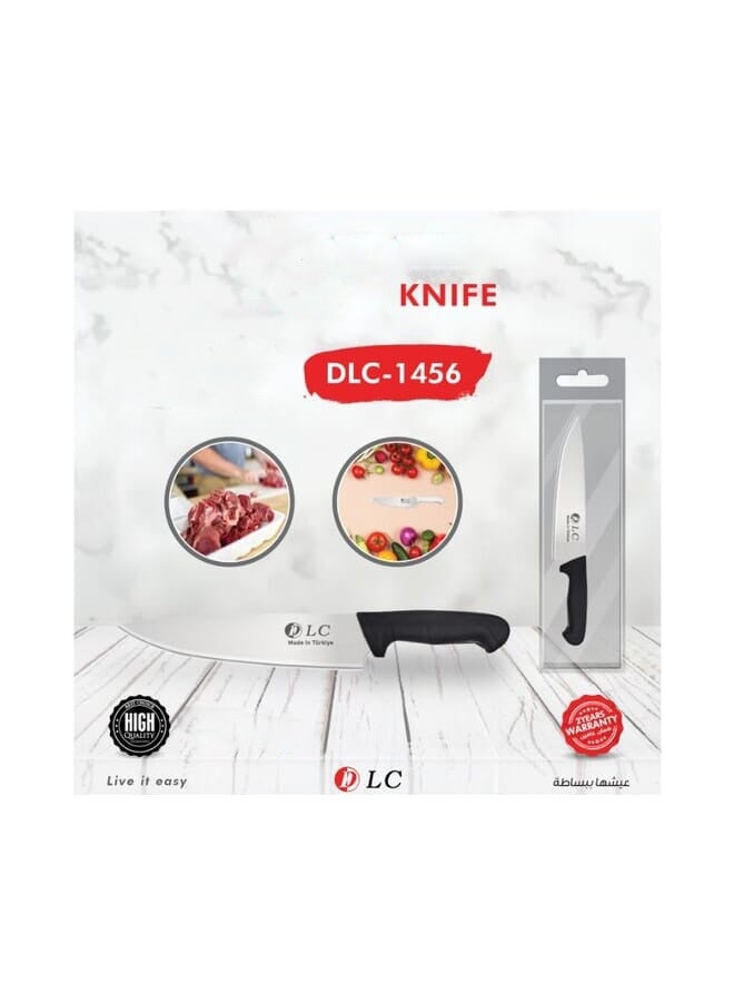 دي إل سي  سكين مطبخ بشفرة حادة من الستانلس ستيل لتقطيع اللحم والخضروات