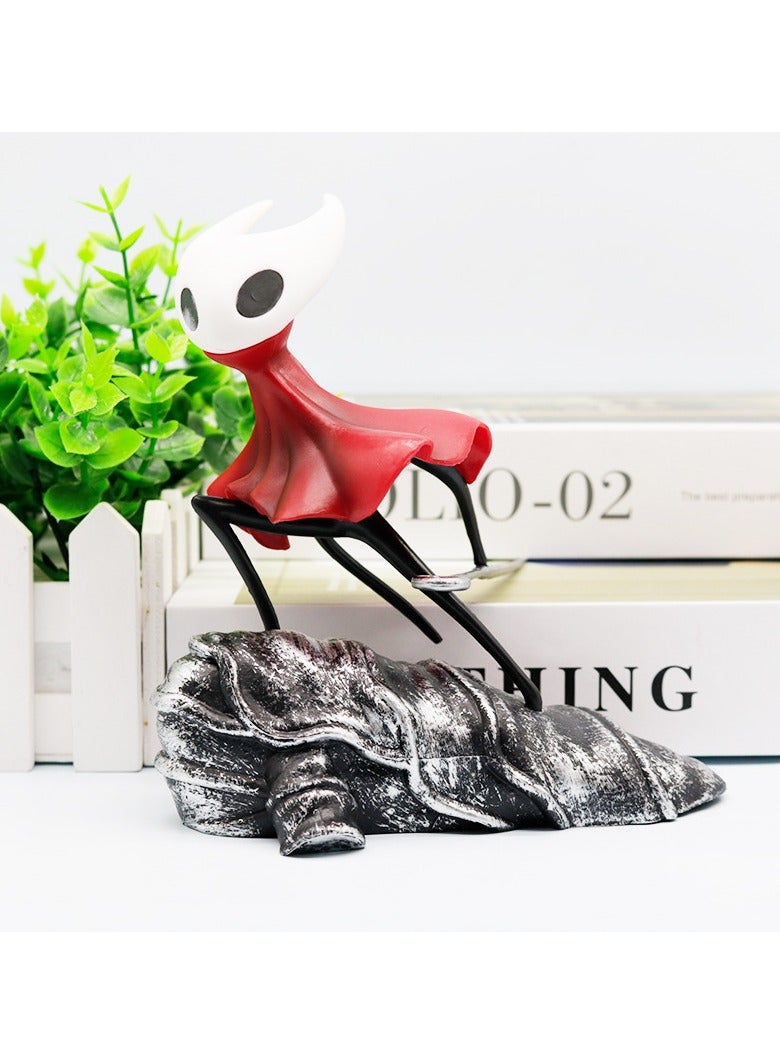 2 Pieces Collectible Character Anime Hollow Knight Character Model Anime PVC Model Ornament Gift Home Decoration, 14cm - Image 2