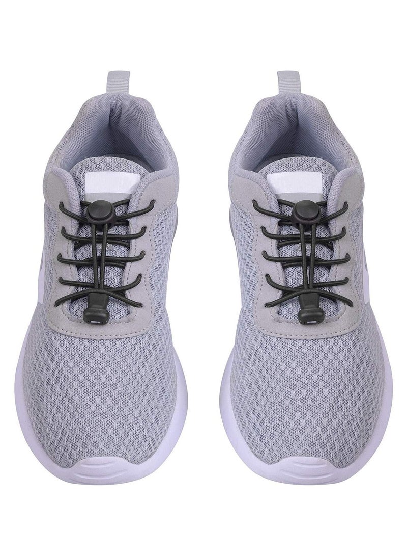 No Tie Shoelaces, 4 Pairs Elastic Lock Shoe Laces for Kids Adults Women Men - Image 4