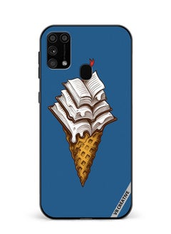 Protective Case Cover For Samsung Galaxy M31/M31 Prime Book Icecream Design Multicolour