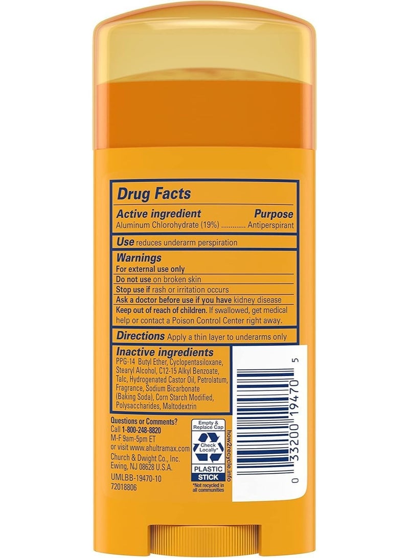 Arm & Hammer Ultramax Antiperspirant Deodorant – Invisible Solid, Powder Fresh – 2.6 oz (73g) - Image 2