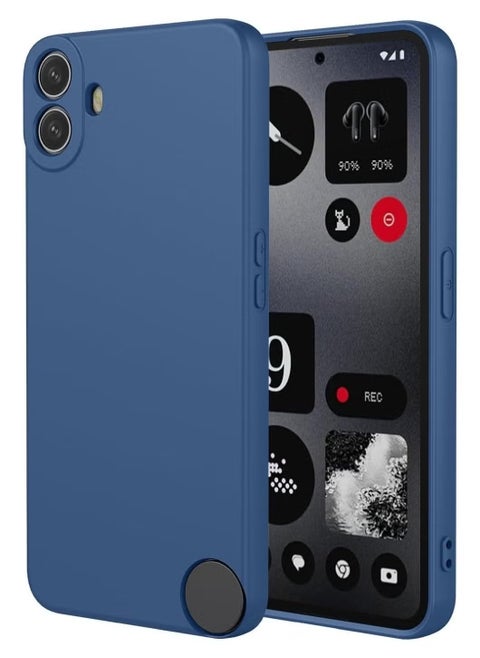 Case Compatible with Nothing CMF Phone 1 (6.7") | Silky--Soft Touch Liquid Silicone Cover -– Anti-Scratch - Shockproof & Flexible Protective Case –- Slim, Lightweight & Durable for CMF Phone 1  Blue