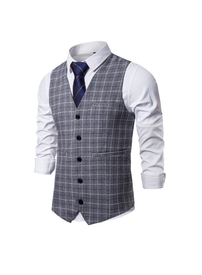 Shougu New Fashionable Casual Men's Suit Vest - Image 1