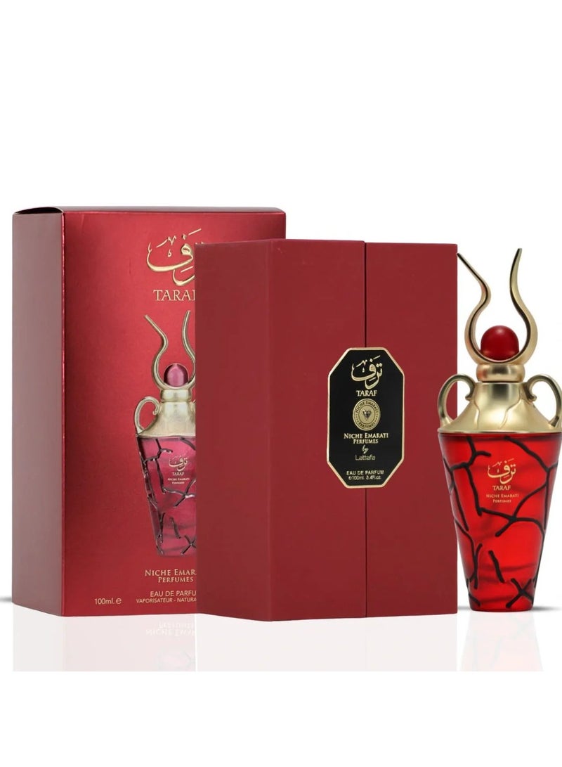 Lattafa NICHE EMARATI Taraf Eau de Parfum - 100ml | Luxurious Unisex Fragrance with Berries, White Florals & Musk - Image 1