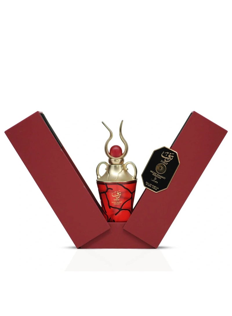 Lattafa NICHE EMARATI Taraf Eau de Parfum - 100ml | Luxurious Unisex Fragrance with Berries, White Florals & Musk - Image 4