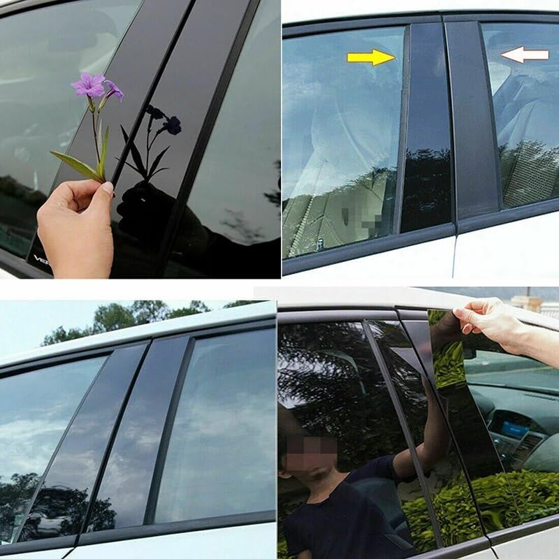 QASULER 6Pcs Car Window Pillar Posts for Nissan Altima - Image 2