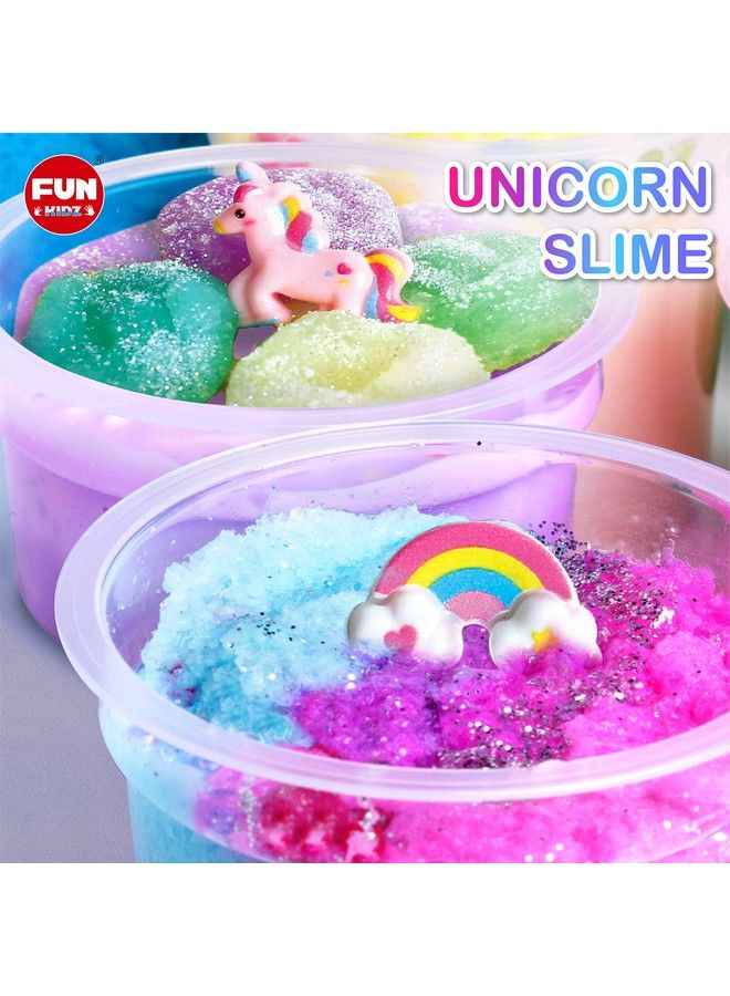 FUN KIDZ 35.16 Fl Oz Cloud Unicorn Slime For Girls Funkidz 1040 Ml Fluffy Rainbow Slime Pack Premade Slime Toy Gifts For Kids 68 - Image 5