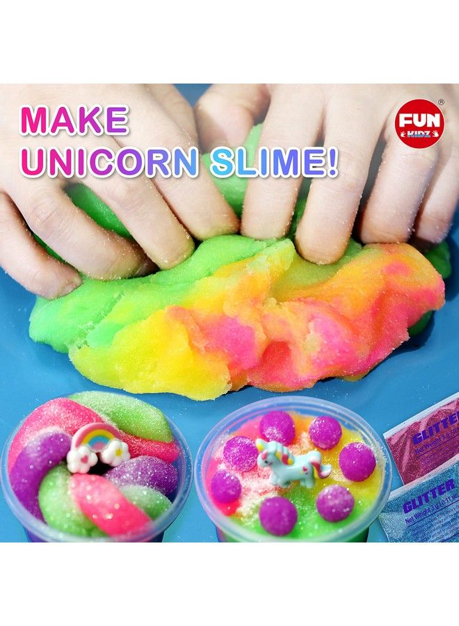 FUN KIDZ 35.16 Fl Oz Cloud Unicorn Slime For Girls Funkidz 1040 Ml Fluffy Rainbow Slime Pack Premade Slime Toy Gifts For Kids 68 - Image 3