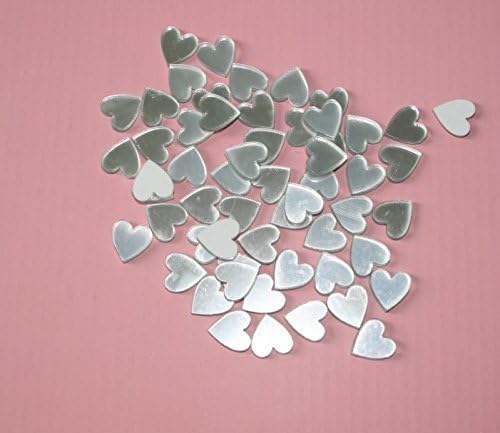 MEYA Heart Small Mirror StickerDIY Craft Scrapbooking Accessory Mirror StickerAcrylic Hearts Mirror DecalMurals50PCSlot - Image 4