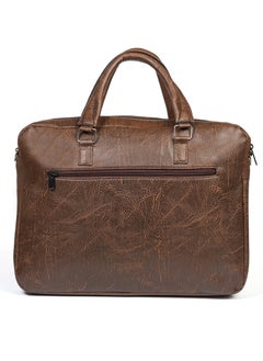 Jeep Jeep Leather Laptop Briefcase Messenger Bag for Men (Brown)  - Image 5
