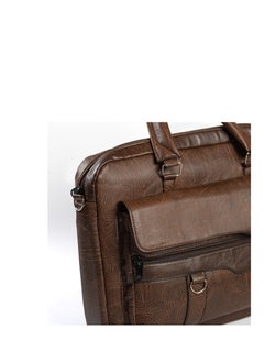 Jeep Jeep Leather Laptop Briefcase Messenger Bag for Men (Brown)  - Image 3