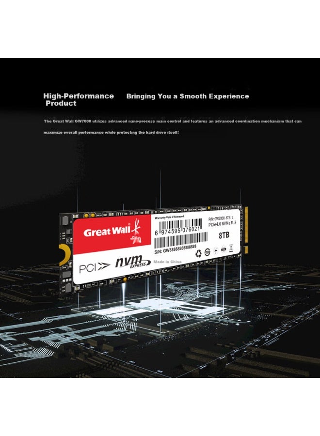 Great Wall 8tb Ssd Solid State Drive M.2 Nvme Pcie4.0x4 7000mb/s High Capacity Storage - Image 4