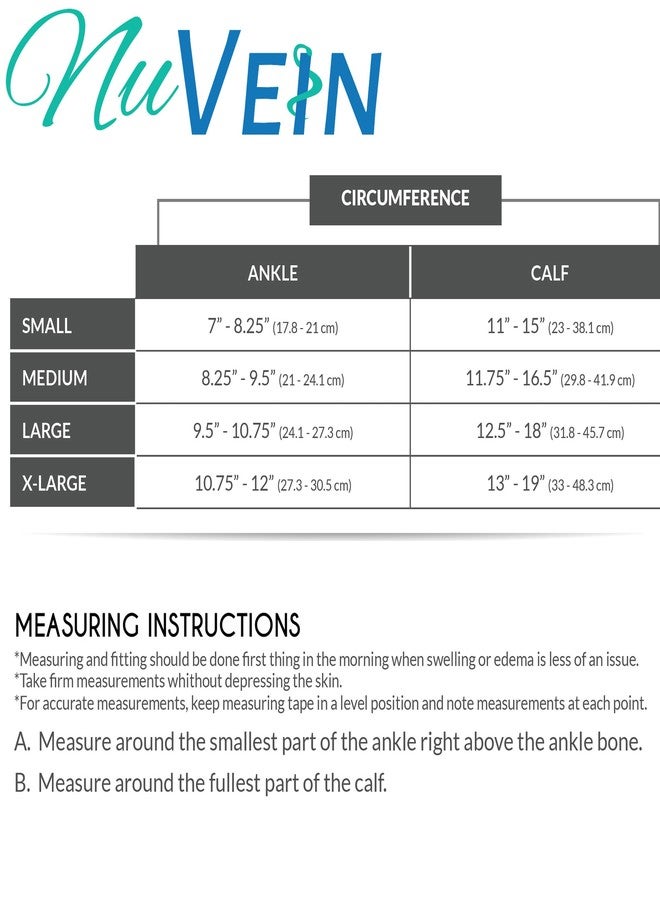 NuVein Women's Compression Socks, 15-20 mmHg Support, Casual Cushion Foot Style, Knee High, Closed Toe, Tan, X-Large - Image 2