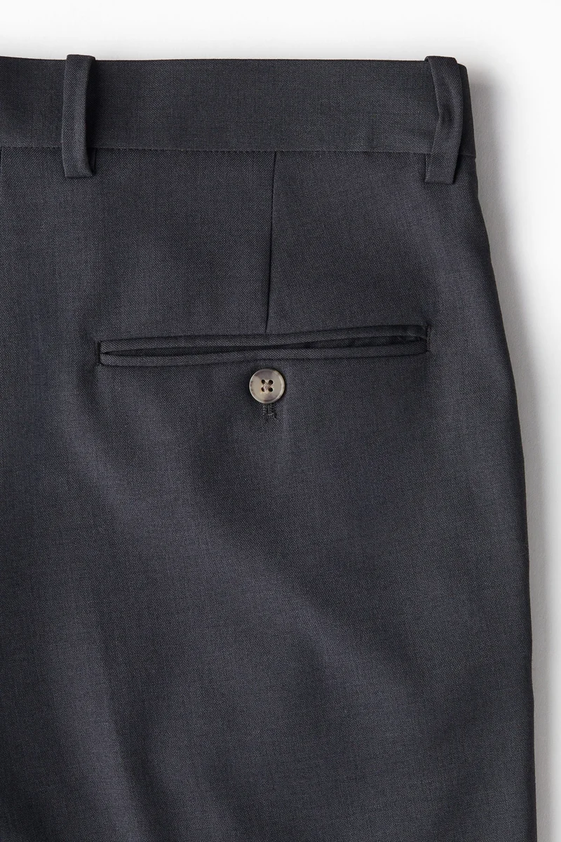 H&M Regular Fit Suit Trousers