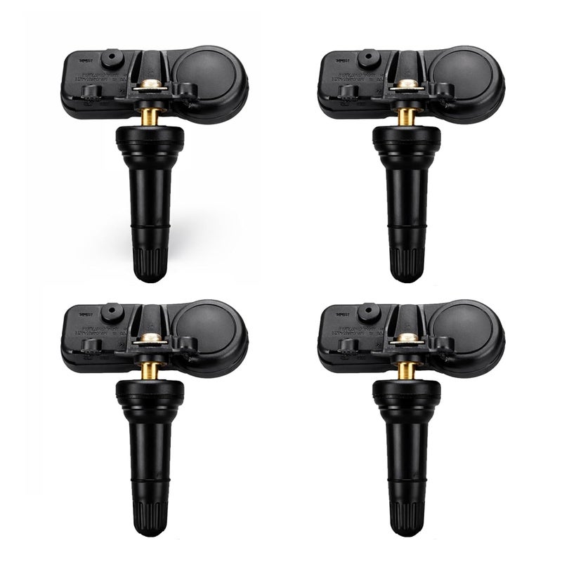 Yikesai مستشعر ضغط الإطارات TPMS GM، مستشعر نظام مراقبة ضغط الإطارات 315MHZ متوافق مع شيفي سيلفرادو GMC كاديلاك بويك بونتياك - بديل للأرقام # 13586335 13581558 13598771 13598772، 4 قطع - Image 1
