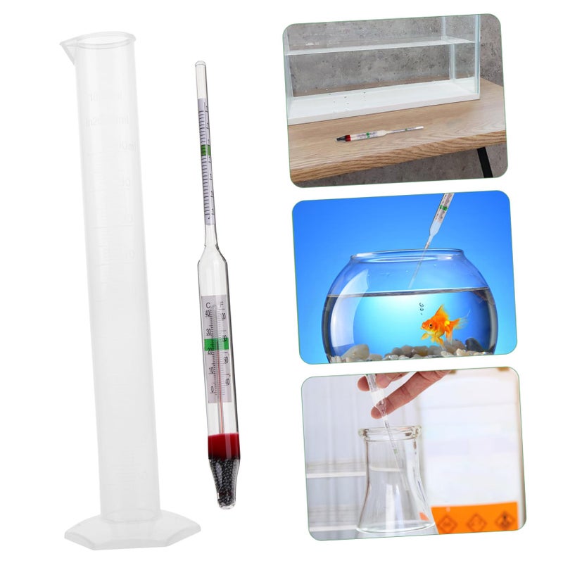 Hydrometer Kit with Salinometer and Cylinder for Aquarium Aquaculture Monitoring - Image 5