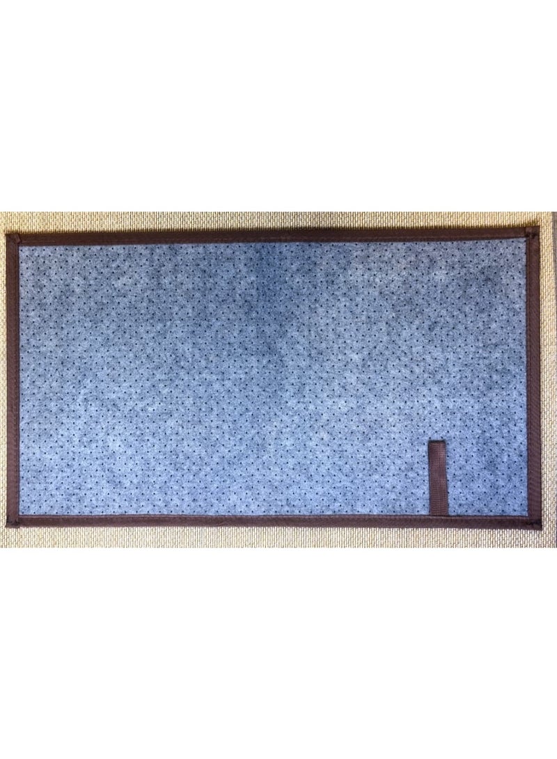 APLUS Natural Bamboo Bath Mat - Bathroom & Kitchen Mats, Bath Mat Accessories for Bathtub, Spa, Sauna Floor and Shower Door (Pile, Standard 45cm x 80cm) - Image 4